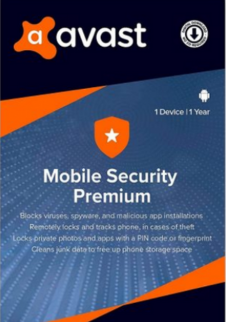 Avast Mobile Security Premium 1 Device 1 Year